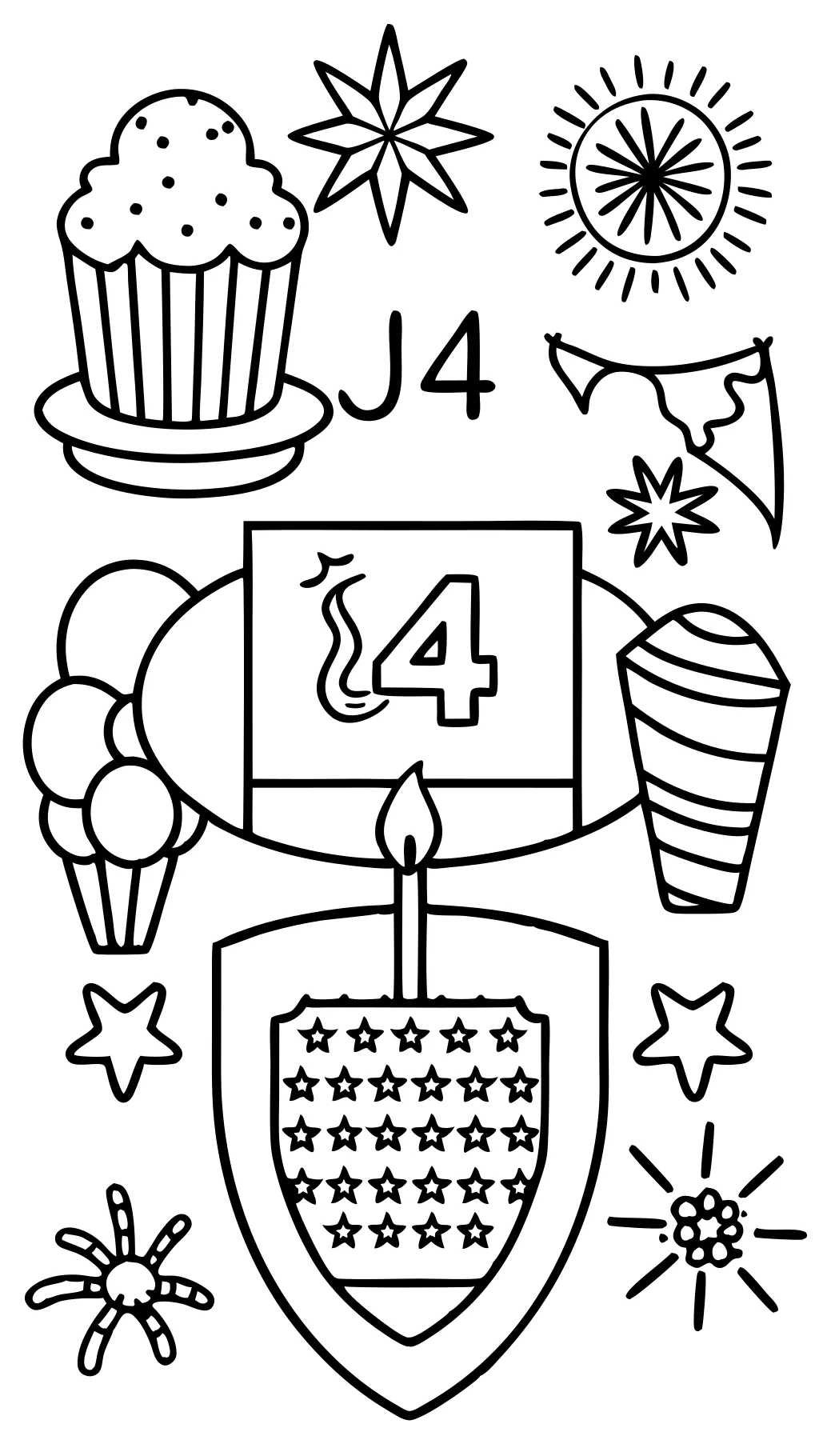 july 4th coloring pages printable